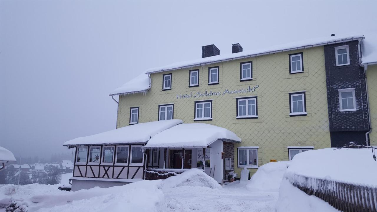 Hotel Schoene Aussicht Masserberg Extérieur photo